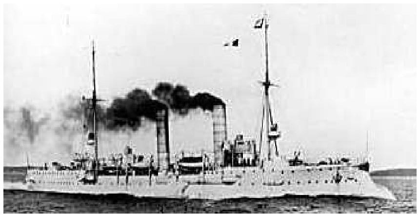 Kleiner Kreuzer „UNDINE“ (Quelle: Internet)