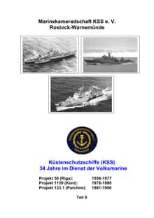 Titelseite Küstenschutzschiffe (KSS) – 34 Jahre im Dienst der Volksmarine, Teil 9
